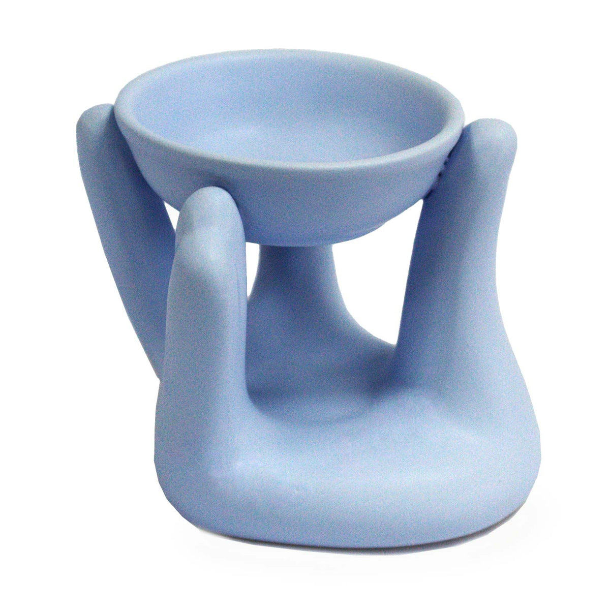 Duftlampe mit offenen Händen – Blau