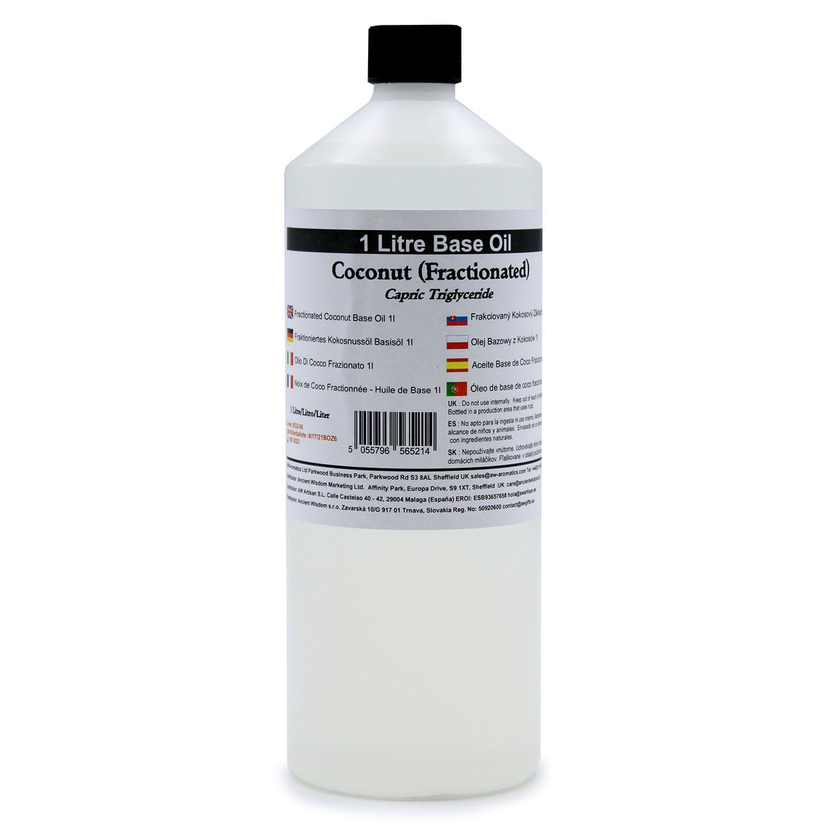 Fraktioniertes Kokosöl – 1 Liter