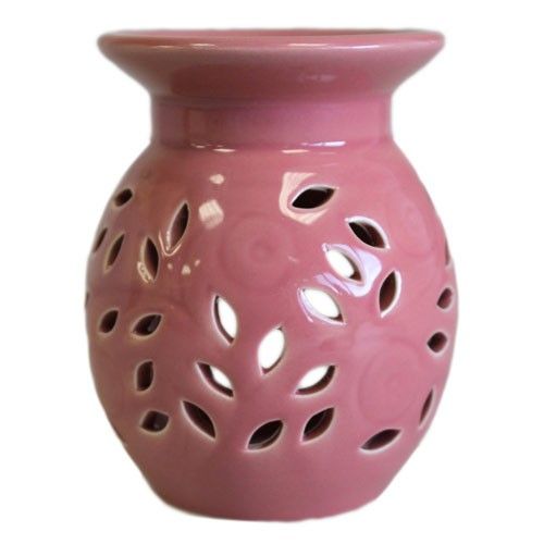 Duftlampe mit Blumenmuster – Rosa