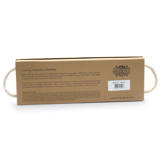 Luxus-Weizenkissen mit Lavendel in Geschenkbox – Blossom