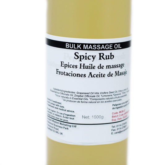 Massageöl Spicy Rub – 1 kg