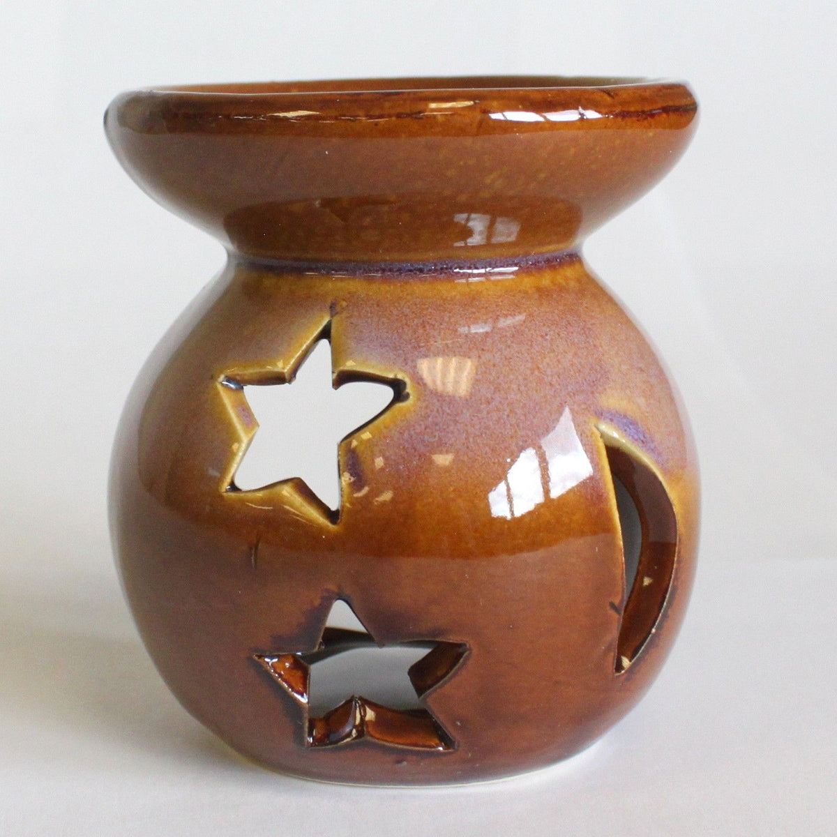 Duftlampe mit Mond- und Sternmotiv