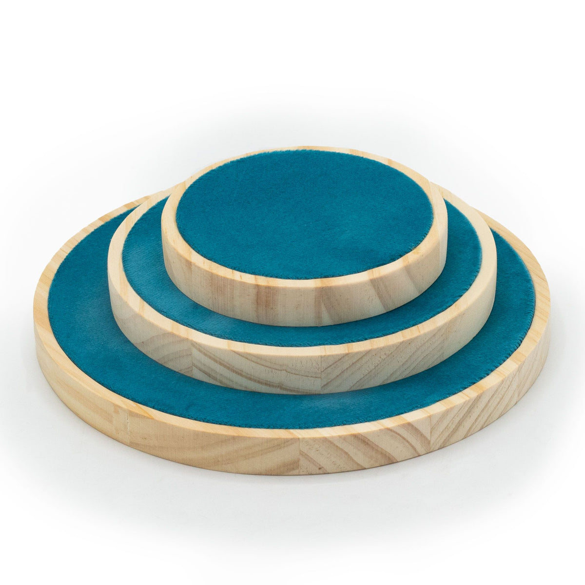 Dreiteiliges rundes Präsentationsset (10 cm, 15 cm, 20 cm)