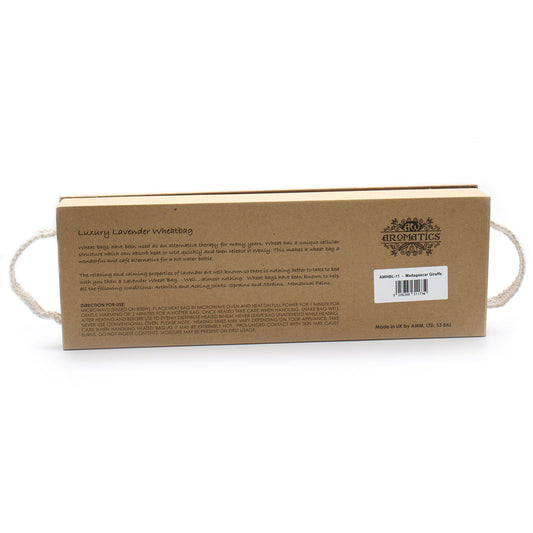Luxus-Lavendel-Weizenkissen in einer Geschenkbox – Madagascar Giraffe