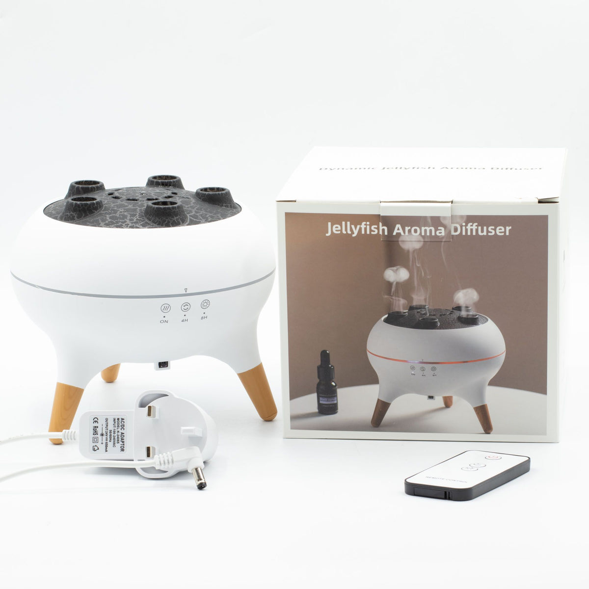 Aroma-Diffusor mit Quallen-Nebeleffekt und farbwechselnder LED