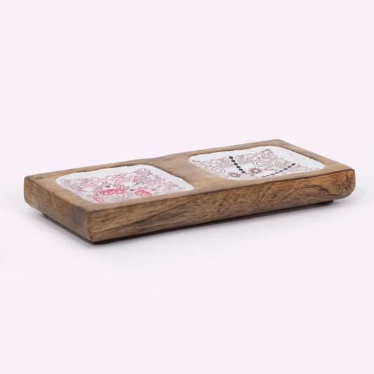 Doppelte Schmuckablage 20x10x2,5 cm – Hop Hare