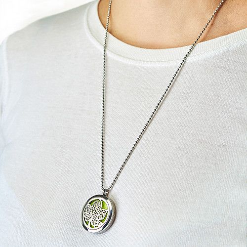 Aromatherapie-Halskette – Yoga Chakra – 30 mm