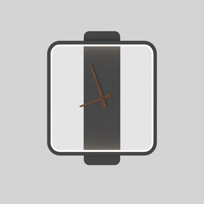 Nordische Wandlampe für Schlafzimmer, Lampe im Uhrendesign