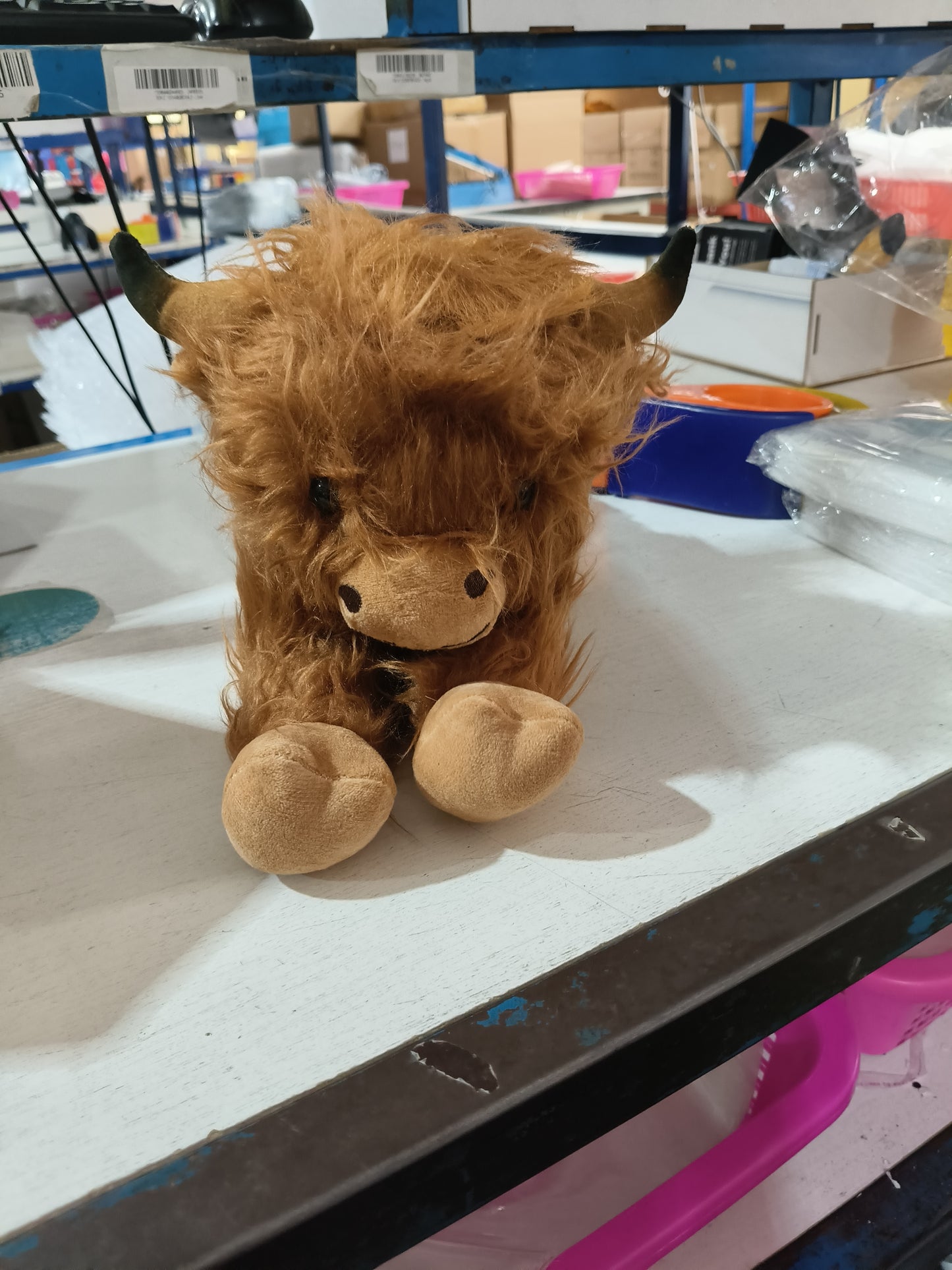 Creative Cartoon Household Highland Cow Plush Toy