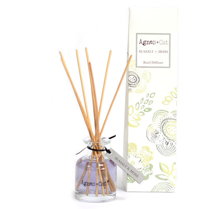 Box mit Raumduft-Diffusor – Seasalt and Moss – 140 ml