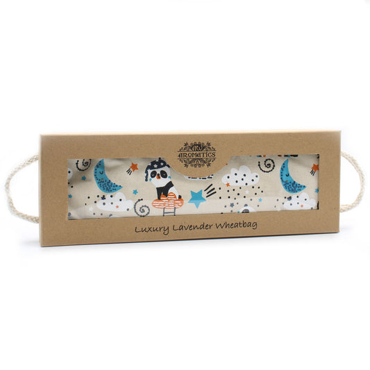 Luxus-Lavendel-Weizenkissen in einer Geschenkbox – Sleepy Panda