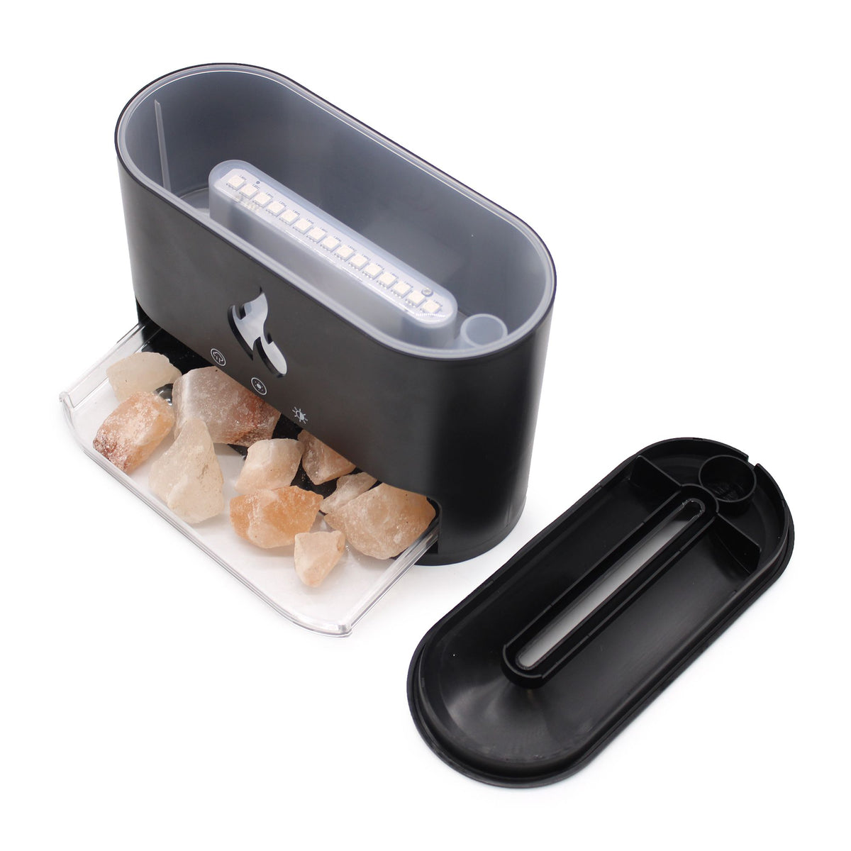 Blaze Aromadiffusor – Himalaya-Salzkammer – USB-C – Flammeneffekt (Salz enthalten)