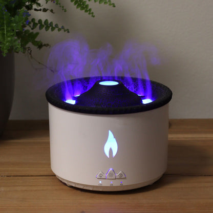 Mittlerer Aroma-Diffusor mit Vulkaneffekt (Netzanschluss) – Zwei Lichtfarben