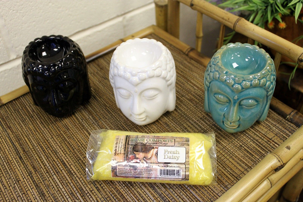 Buddha-Duftlampe – Weiß
