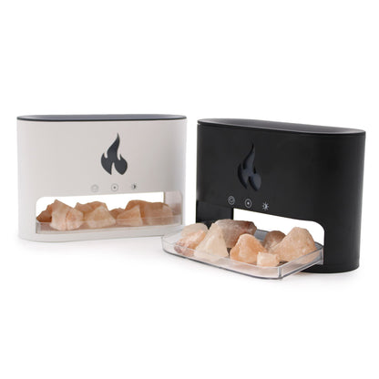 Blaze Aromadiffusor – Himalaya-Salzkammer – USB-C – Flammeneffekt (Salz enthalten)