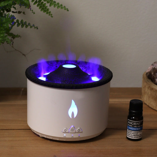Mittlerer Aroma-Diffusor mit Vulkaneffekt (Netzanschluss) – Zwei Lichtfarben