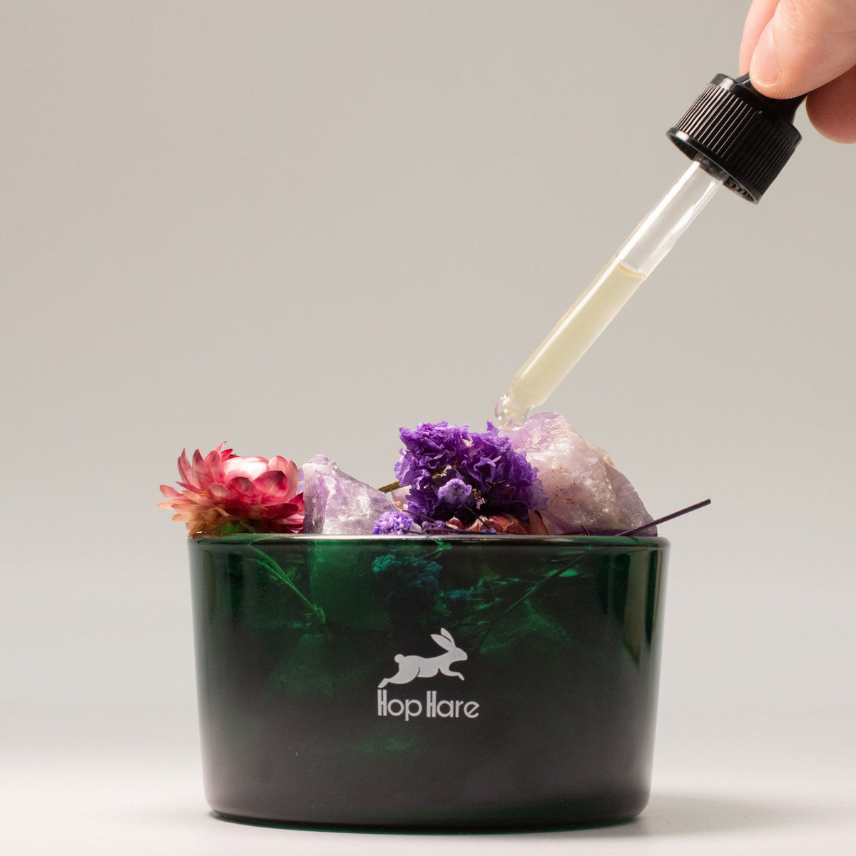 Hop Hare Set mit Kristallen zur Raumbeduftung und getrockneten Blüten – The Moon