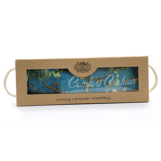 Luxus-Weizenkissen mit Lavendel in Geschenkbox – Blossom