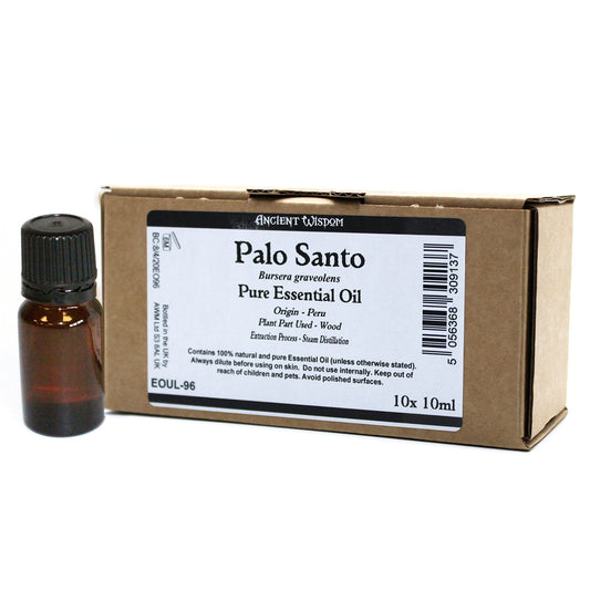 10x 10 ml ätherisches Palo-Santo-Öl – ohne Etikett