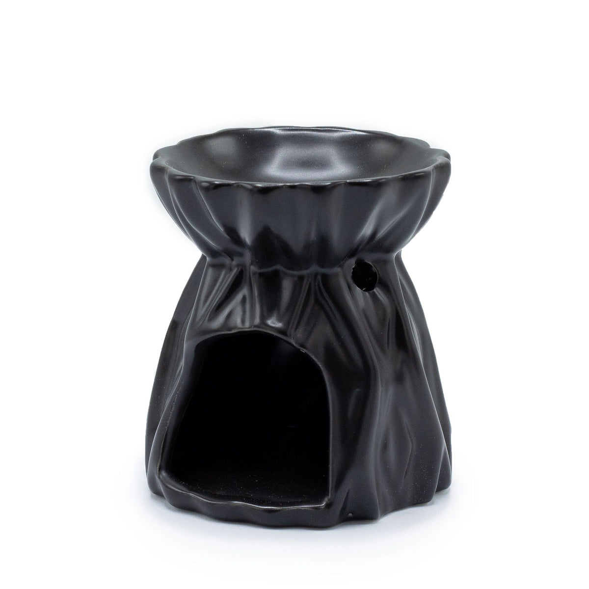 Geometrische Duftlampe – Schwarz