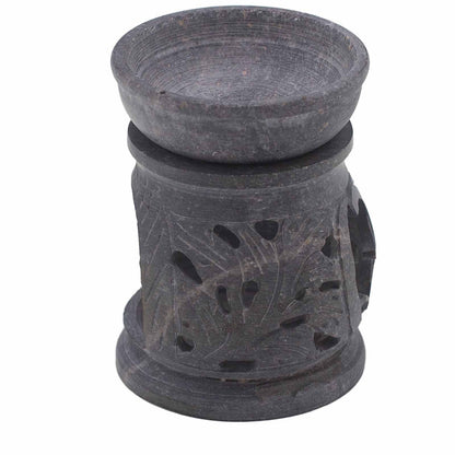 Kleine Speckstein-Duftlampe 8 cm – Om