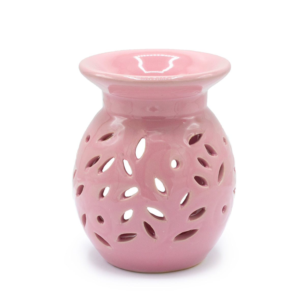 Duftlampe mit Blumenmuster – Rosa
