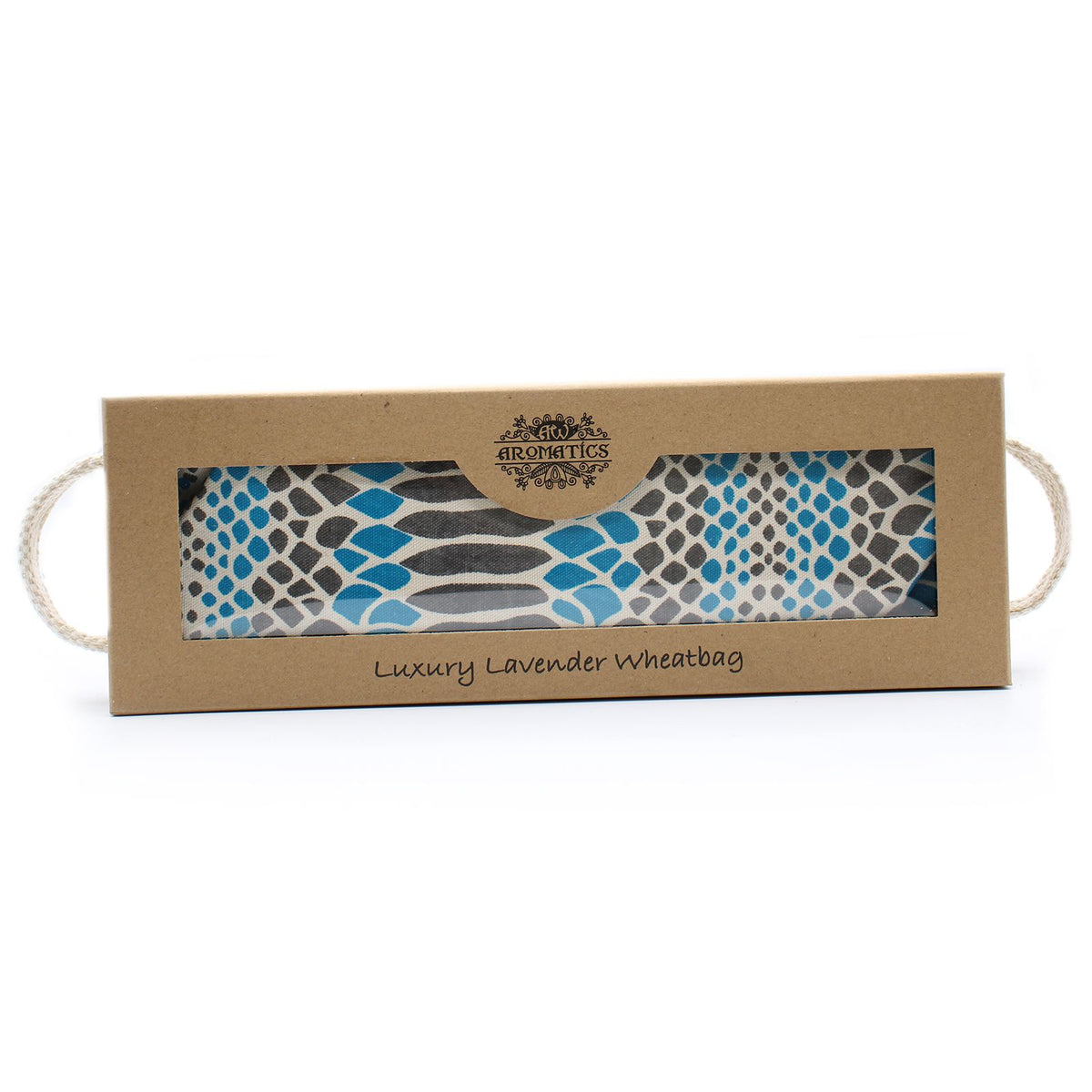 Luxus-Lavendel-Weizenkissen in einer Geschenkbox – Blue Viper