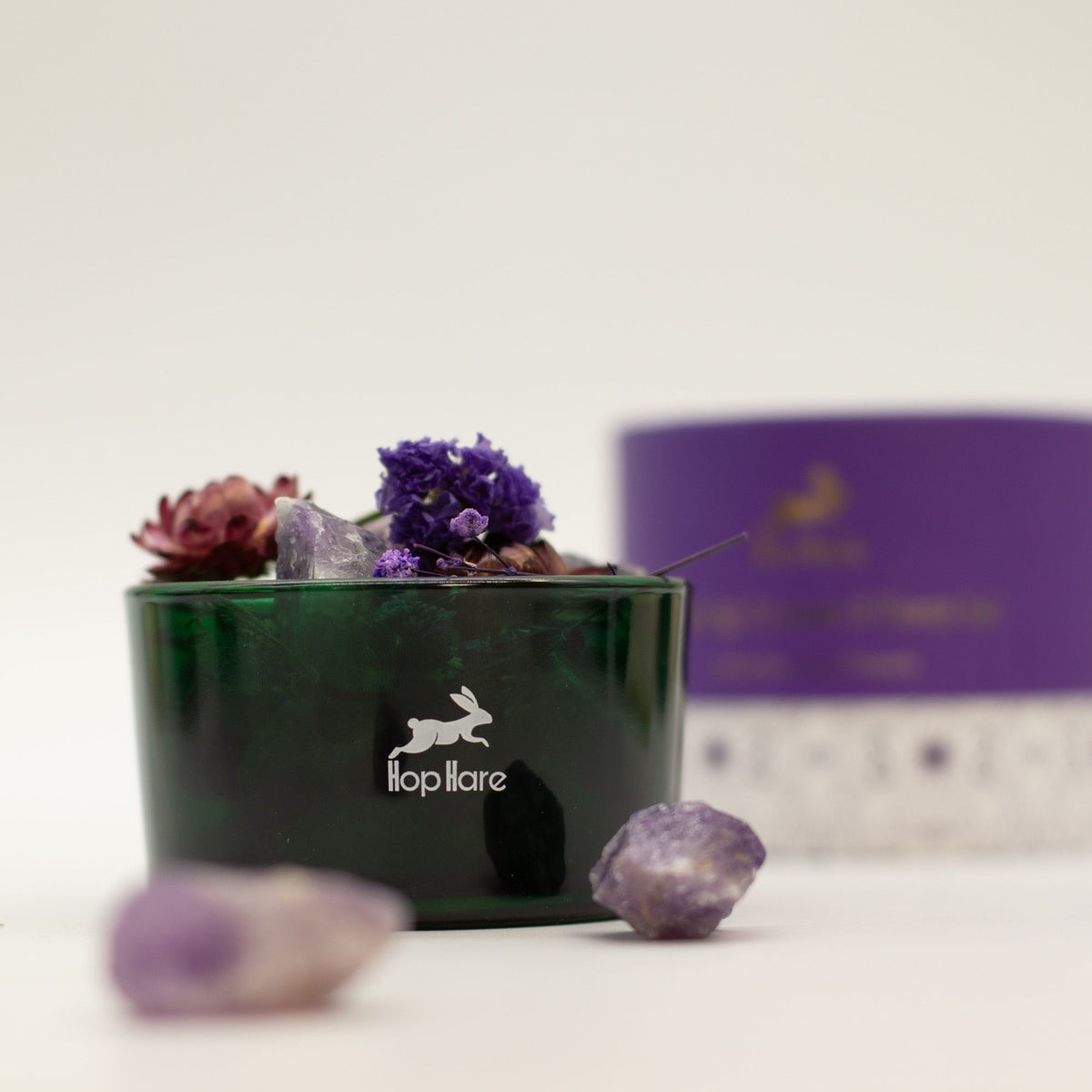 Hop Hare Set mit Kristallen zur Raumbeduftung und getrockneten Blüten – The Moon