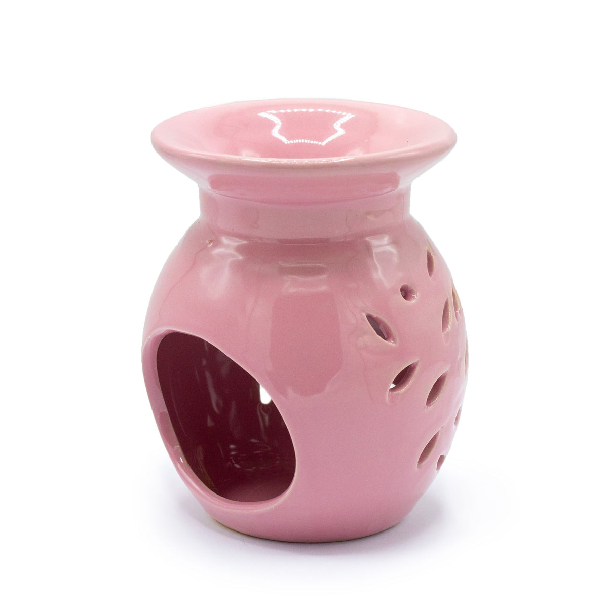 Duftlampe mit Blumenmuster – Rosa