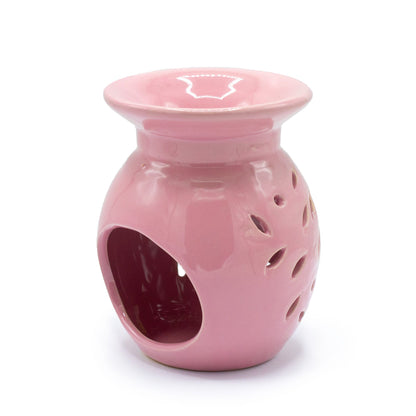Duftlampe mit Blumenmuster – Rosa