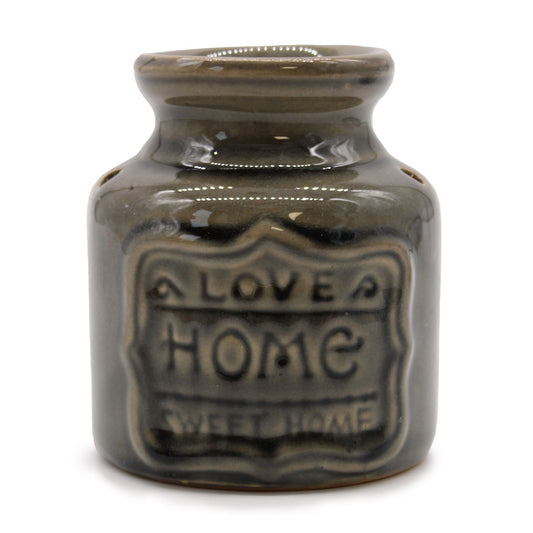 Große Home-Duftlampe – Steinblau – Love Home Sweet Home