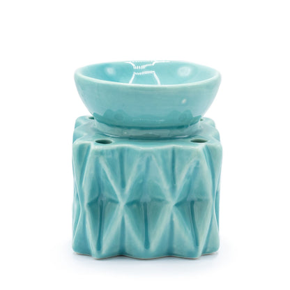 Geometrische Duftlampe – Blau