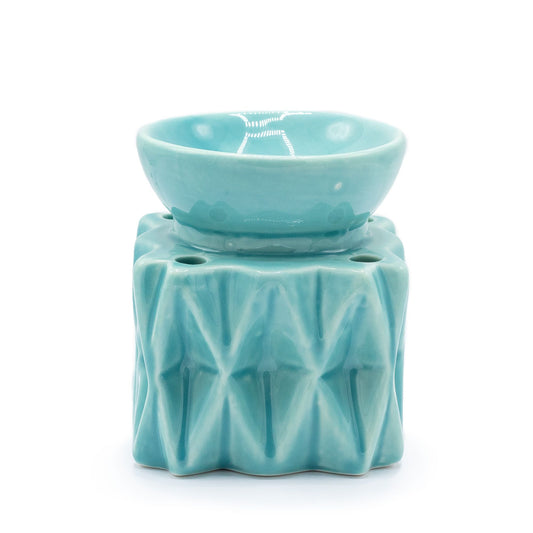 Geometrische Duftlampe – Blau