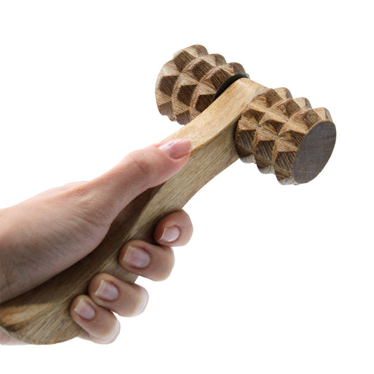 Massage-Handroller mit Rillen