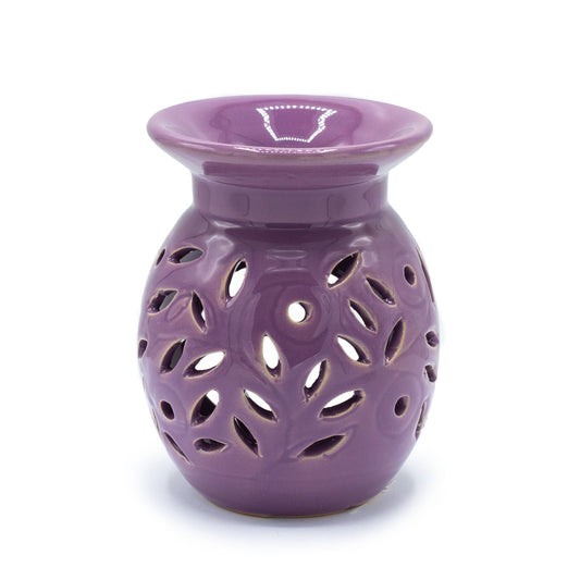 Duftlampe mit Blumenmuster – Lavendel
