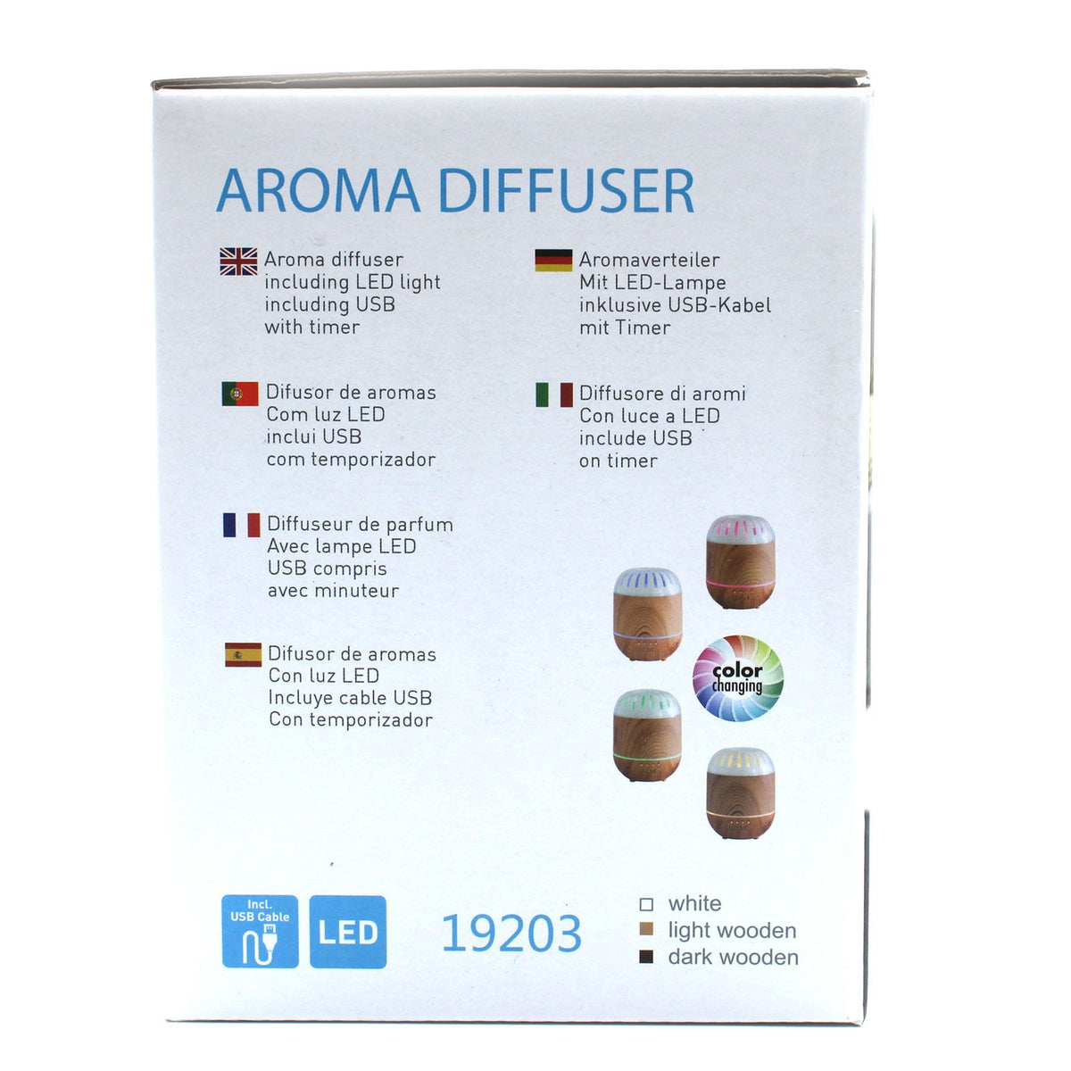 Copenhagen Aroma-Diffusor – USB – Farbwechsel – Timer