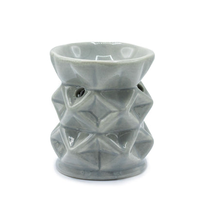 Geometrische Duftlampe – Grau