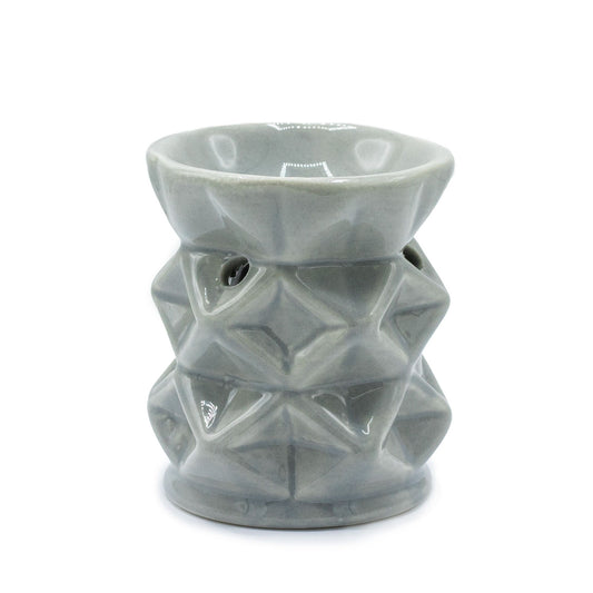 Geometrische Duftlampe – Grau