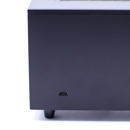 Aroma-Diffusor mit Flammeneffekt und Vogelklängen – Schwarz – USB – Farbwechsel