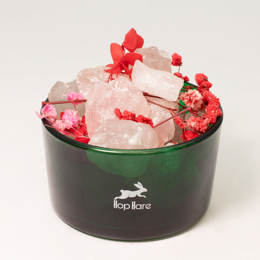 Hop Hare Set mit Kristallen zur Raumbeduftung und getrockneten Blüten – The Lovers
