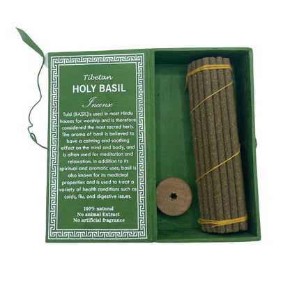 Himalaya Sughandit Dhoop Räucher-Geschenkset – Heiliges Basilikum
