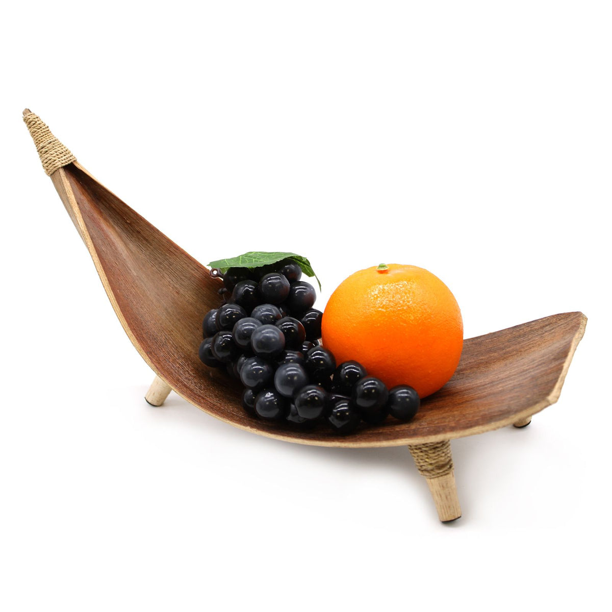 3er-Set Obstschalen aus Kokosblättern – Natur