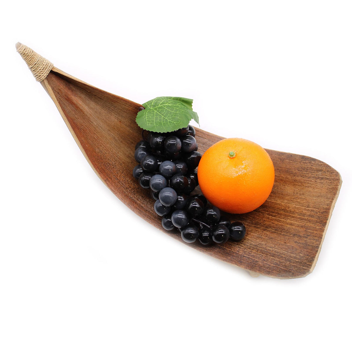 3er-Set Obstschalen aus Kokosblättern – Natur