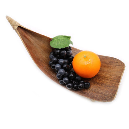 3er-Set Obstschalen aus Kokosblättern – Natur