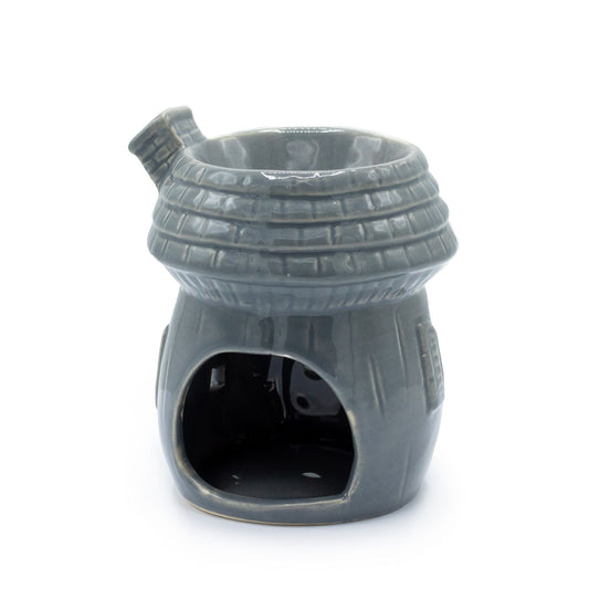 Duftlampe in Pilzhausform – Grau
