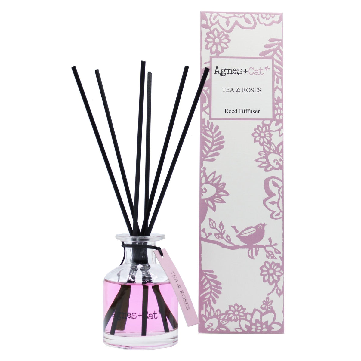 Raumduft mit Duftstäbchen in der Box – Tea & Roses – 140 ml