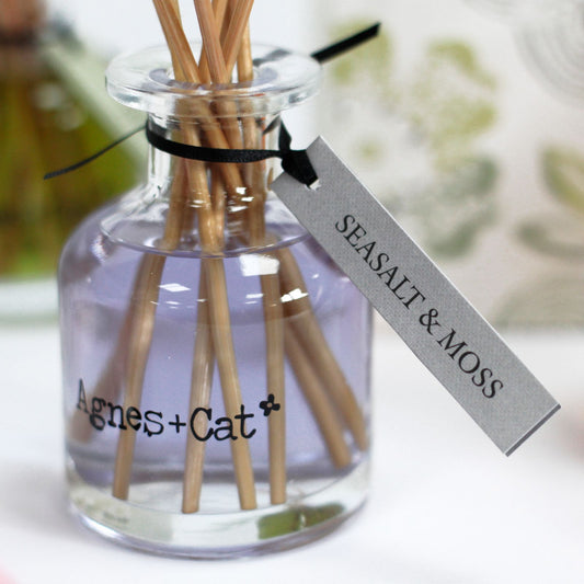 Box mit Raumduft-Diffusor – Seasalt and Moss – 140 ml