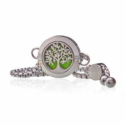 Aromatherapie-Kettenarmband – Lebensbaum – 20 mm