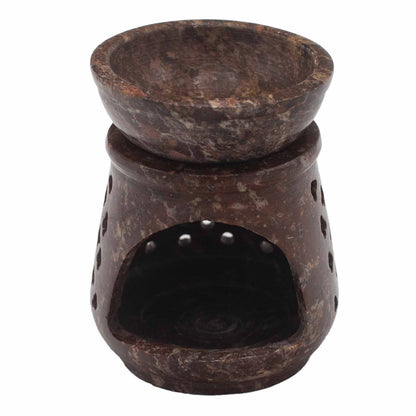 Kleine Speckstein-Duftlampe 8 cm – Klassisch