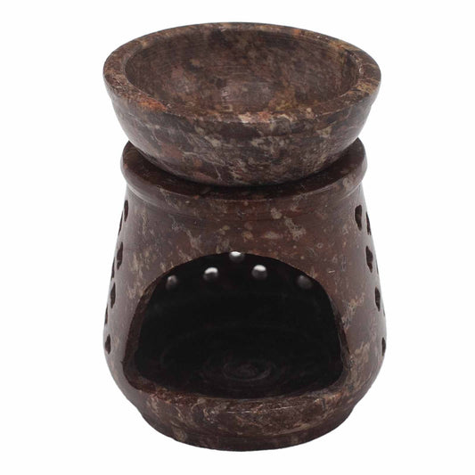 Kleine Speckstein-Duftlampe 8 cm – Klassisch
